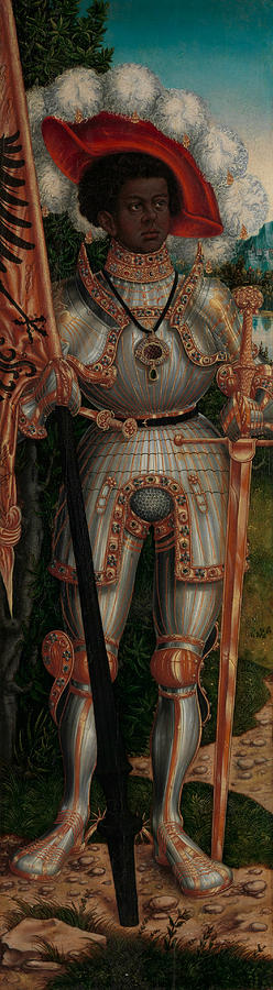 German Painters Painting - Saint Maurice by Lucas Cranach the Elder Workshop