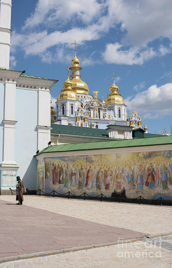 Saint Michaels Golden-Domed Monastery, Kiev, Ukraine #1 Photograph by Juli Scalzi