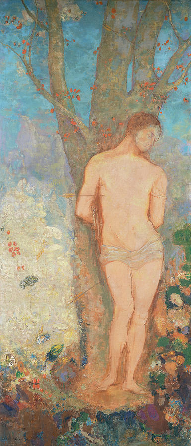 Saint Sebastian #3 Painting by Odilon Redon Saint Sebastian #3 Painting by Odilon Redon