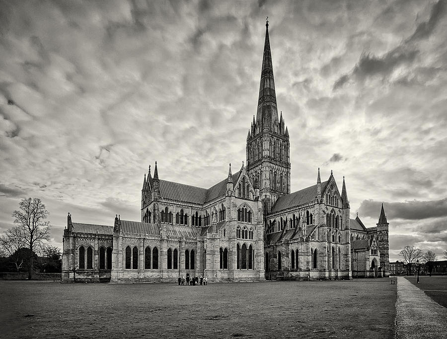 Salisbury Cathedral England Photograph by Shirley Mitchell