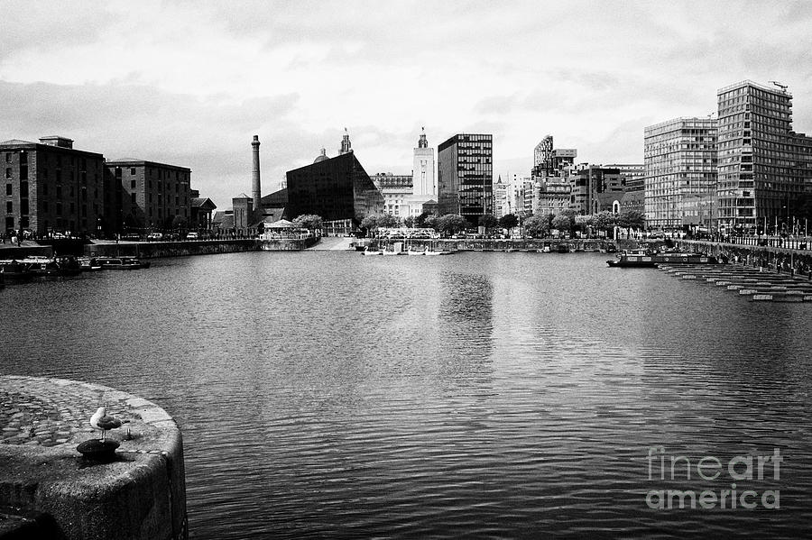 City Photograph - salthouse dock and Liverpool one Merseyside UK #1 by Joe Fox