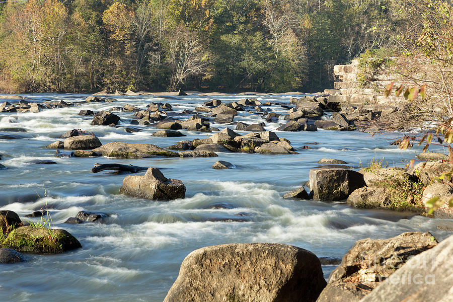 Saluda River Rapids - 2 #1 Photograph by Charles Hite