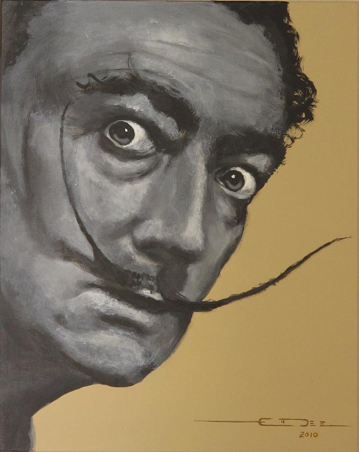 Salvador Dali #1 Painting by Eric Dee