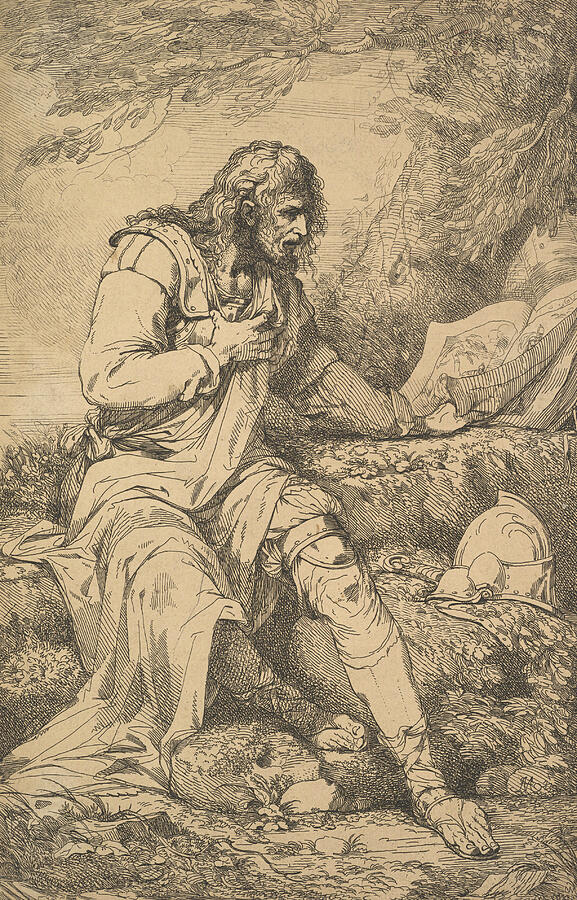 Salvator Rosa, from 1778 Relief by John Hamilton Mortimer