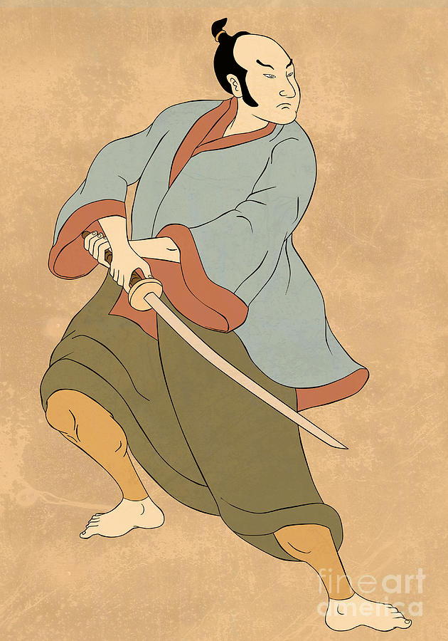 samurai sword poses