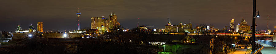 San Antonio Panorama Photograph by Tim Stanley