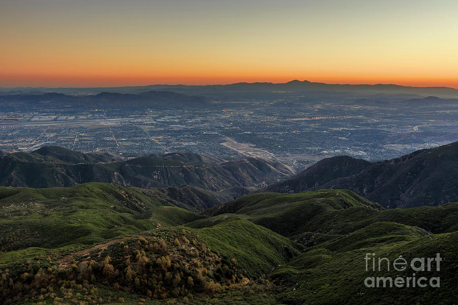 San Bernardino At Sunset Time Photograph