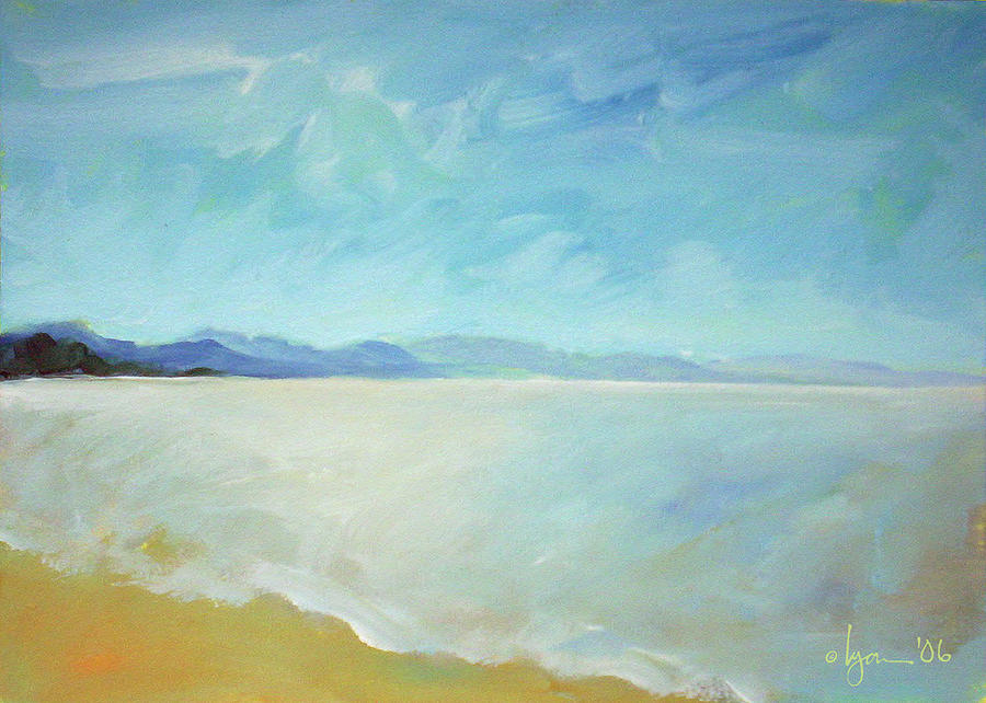 San Blas Seascape #1 Painting by Angela Treat Lyon