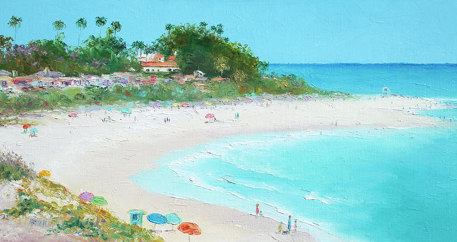 Beach Painting - San Clemente Beach California #2 by Jan Matson