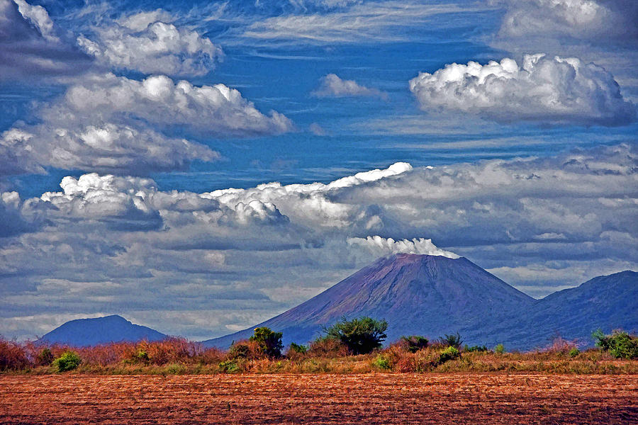 San Cristobal Volcano #1 Photograph by Dennis Cox
