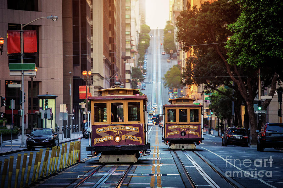 San Francisco Cable Cars #1 Photograph by JR Photography