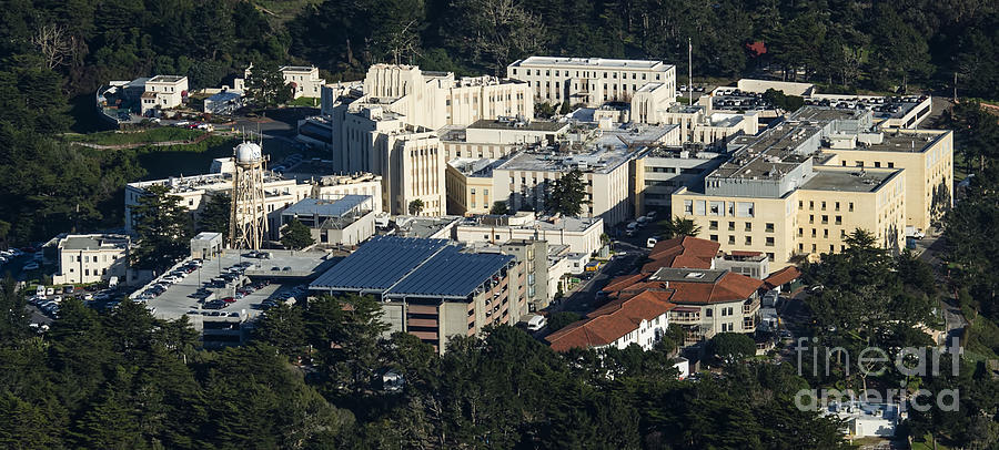 San Francisco VA Medical Center Aerial Photo Photograph by David ...