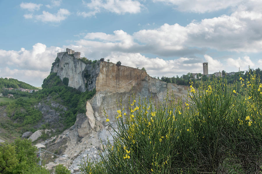 San Leo. Fortress On A Rock. Landslide. Rimini. Photograph