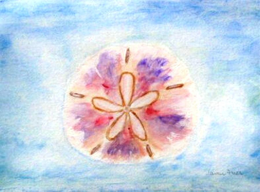 Sand Dollar #1 Painting by Jamie Frier