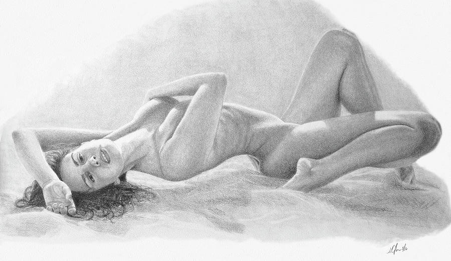 Sandra ORIGINAL ON SALE Drawing by Joseph Ogle