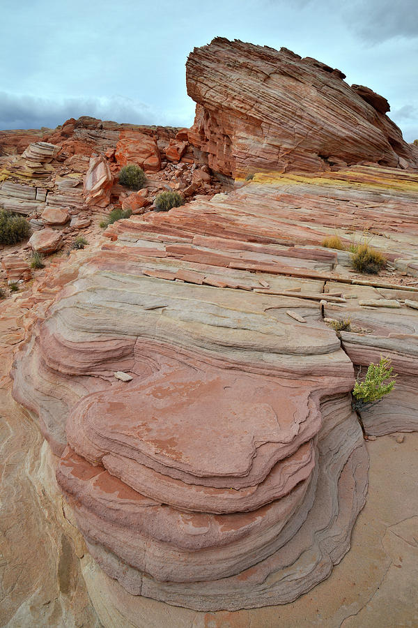 Sandstone Ridge in Valley of Fire #1 Photograph by Ray Mathis