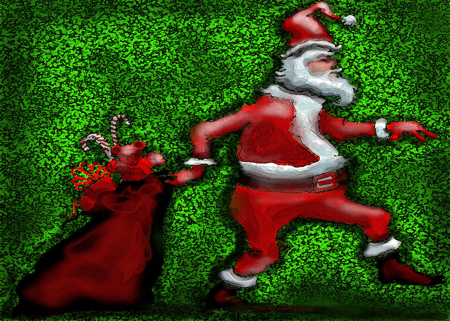 Santa Claus #1 Greeting Card by Kevin Middleton