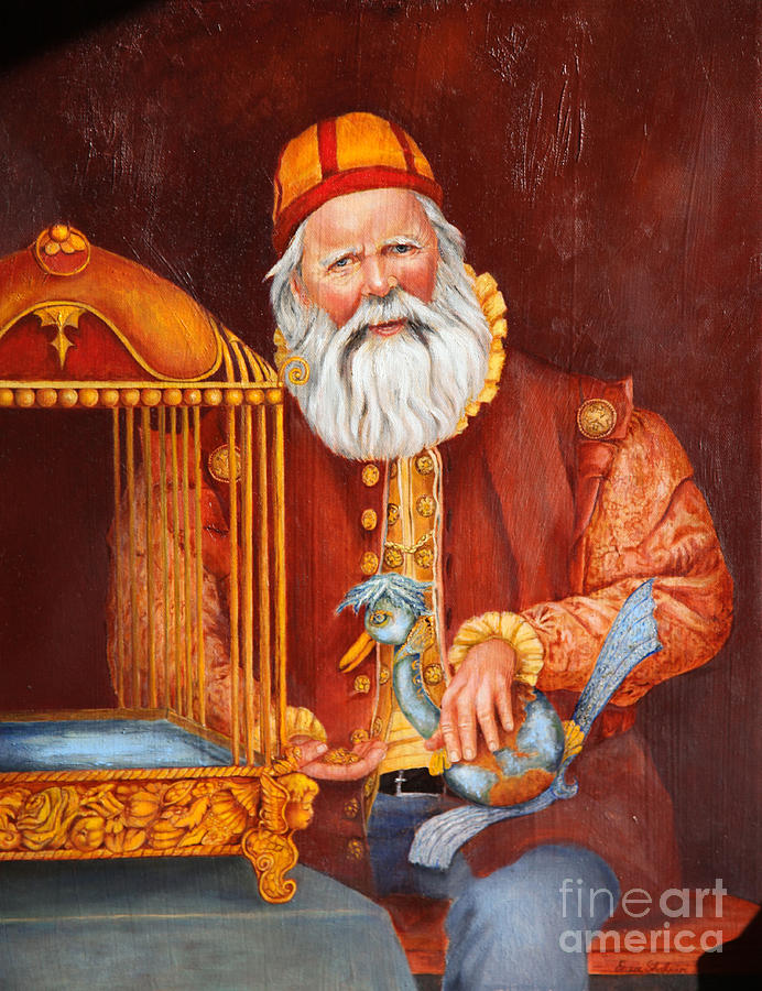 Santa Painting by Portraits By NC