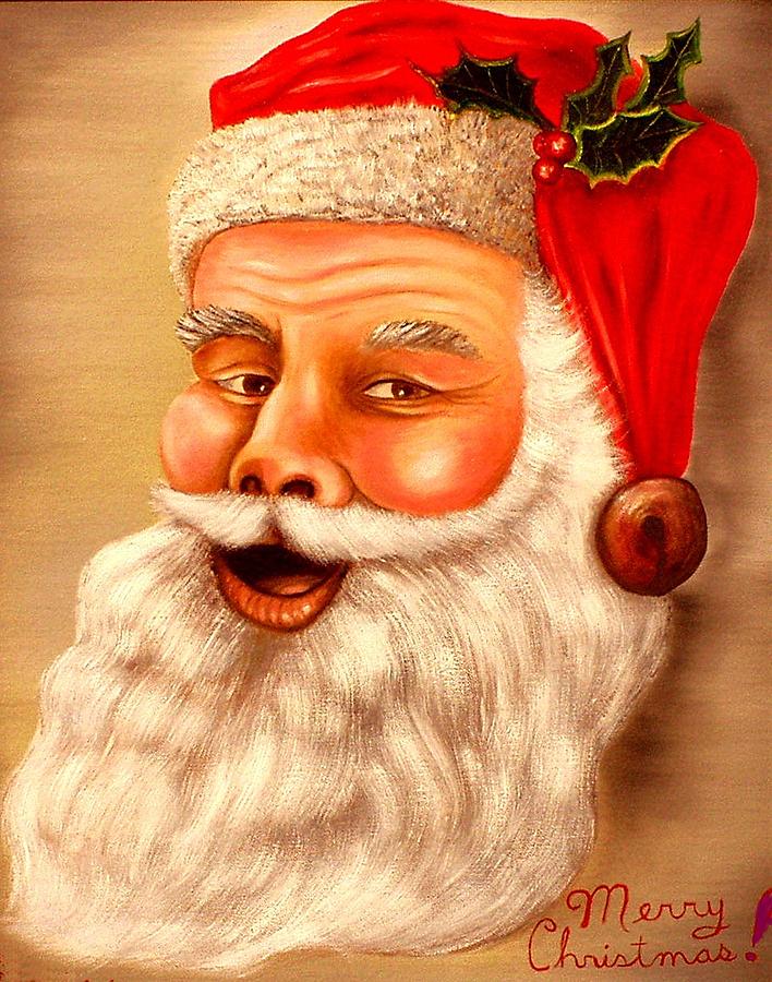 Santa #1 Painting by Gene Gregory