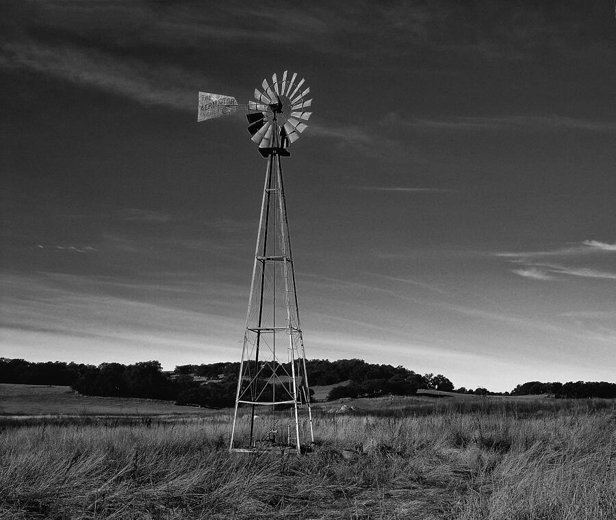 Santa Rosa Plateau Windmill Photograph by Paul Breitkreuz