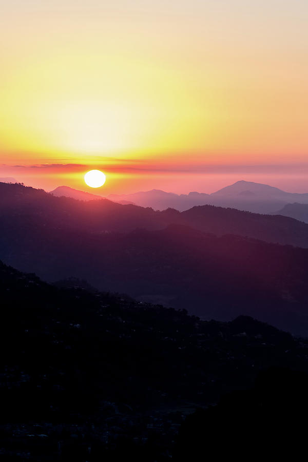 Sarangkot Sunrise #1 Photograph by Joe Kopp