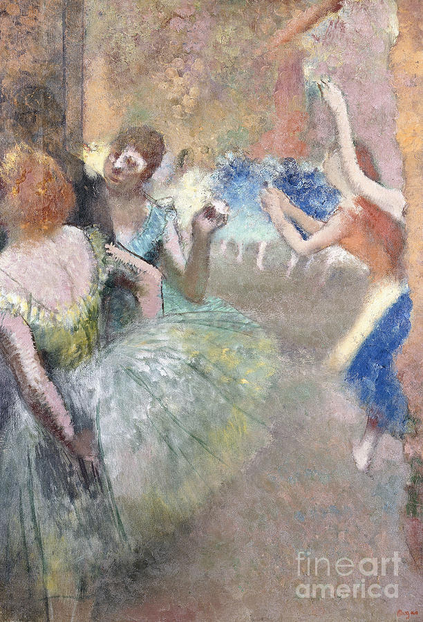 Edgar Degas Painting - Scene de Ballet by Edgar Degas
