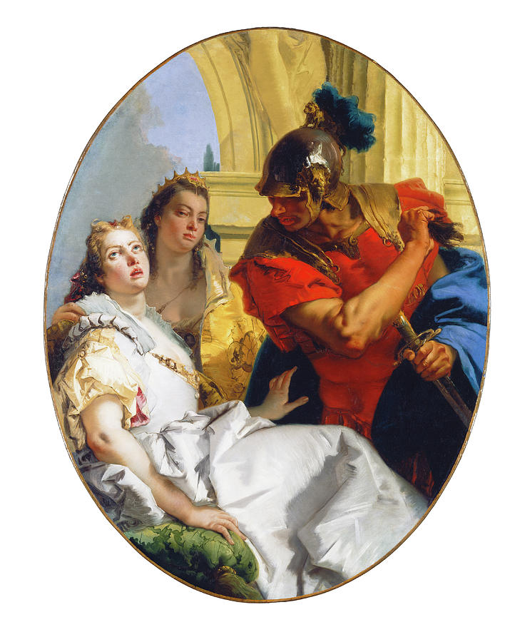 Scene from Ancient History #1 Painting by Giovanni Battista Tiepolo