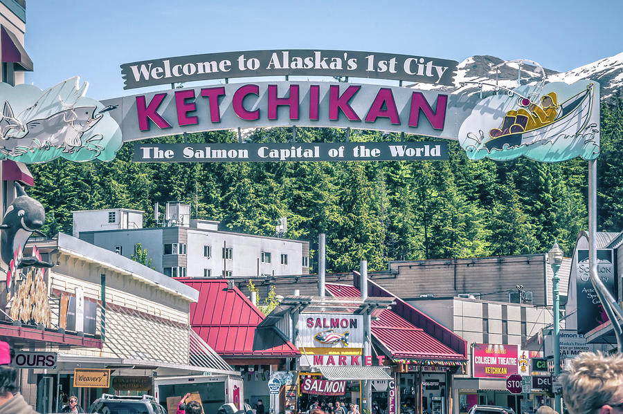 Scenery Around Alaskan Town Of Ketchikan #1 Photograph by Alex Grichenko