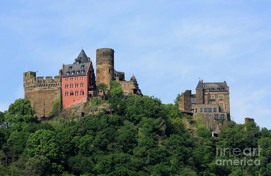 Schoenburg Castle above Oberwesel Germany #1 Photograph by Louise Heusinkveld