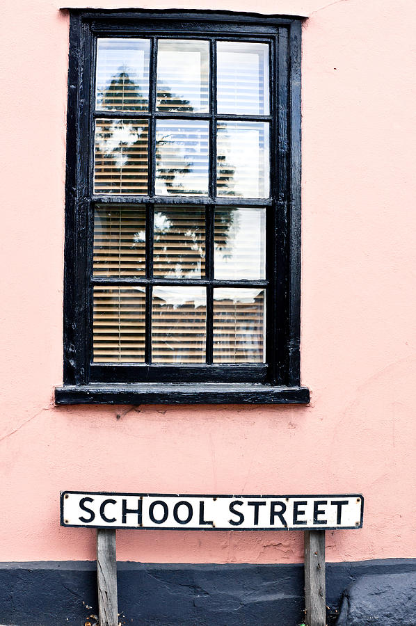 Architecture Photograph - School street #1 by Tom Gowanlock