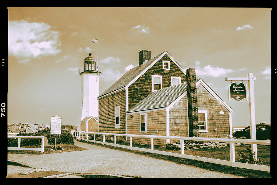 Scituate Lighthouse in Scituate, MA #1 Photograph by Peter Ciro