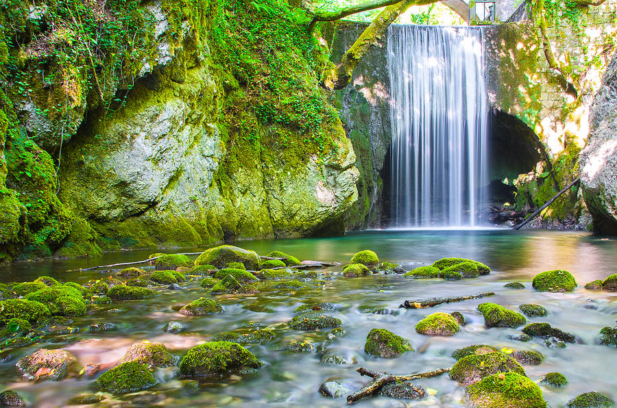 Scorzella waterfall Photograph by Gaetano Chieffo | Fine Art America