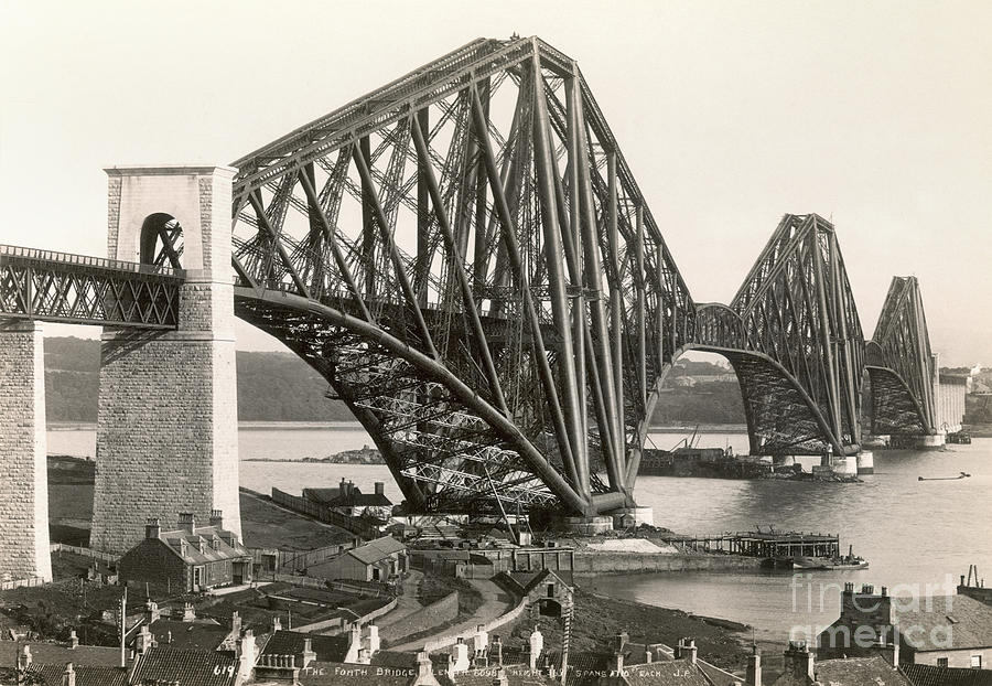 Scotland: Forth Bridge #1 Painting by Granger