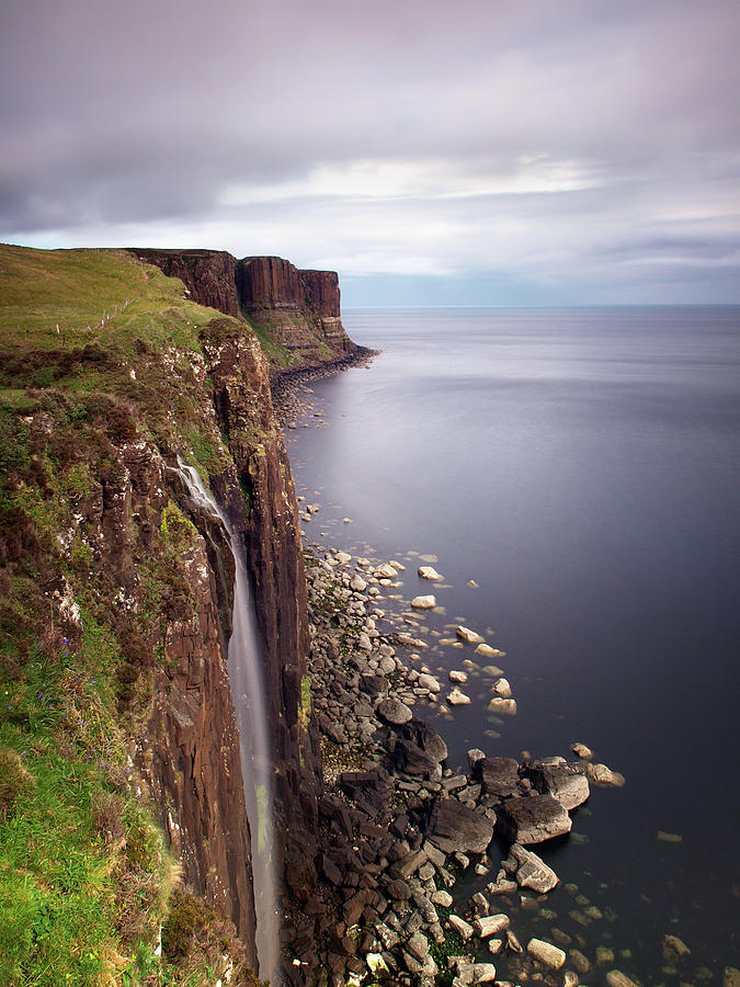 Nature Photograph - Scotland Kilt Rock #1 by Nina Papiorek