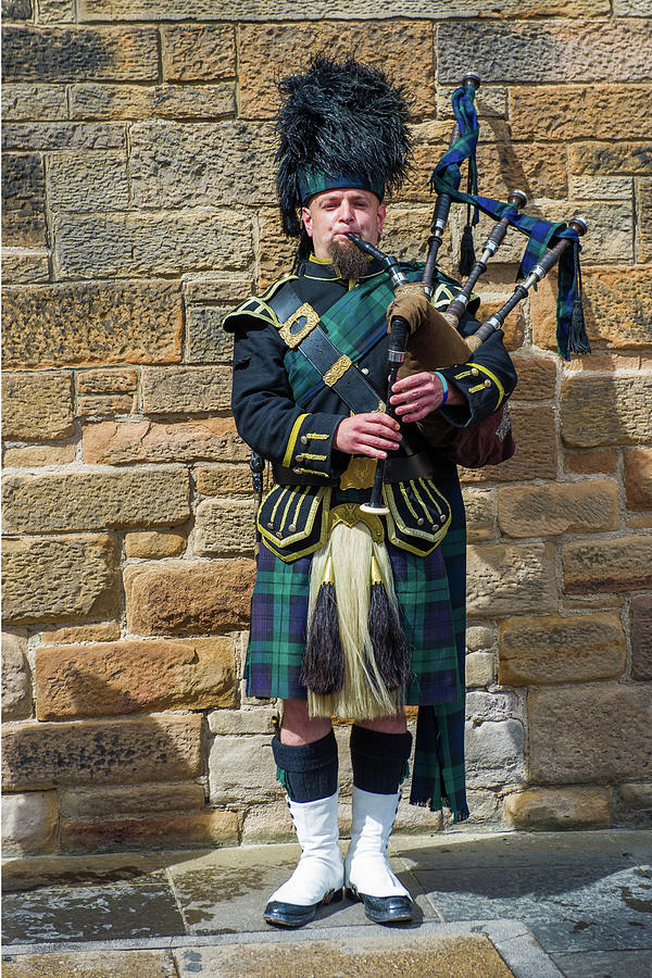 Scottish Bagpiper Photograph