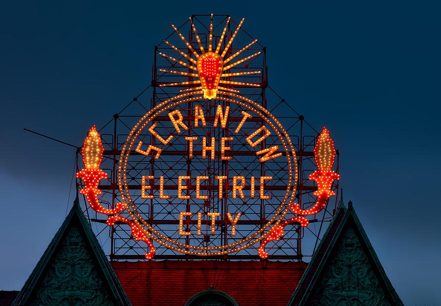 Architecture Photograph - Scranton - The Electric City #1 by Mountain Dreams