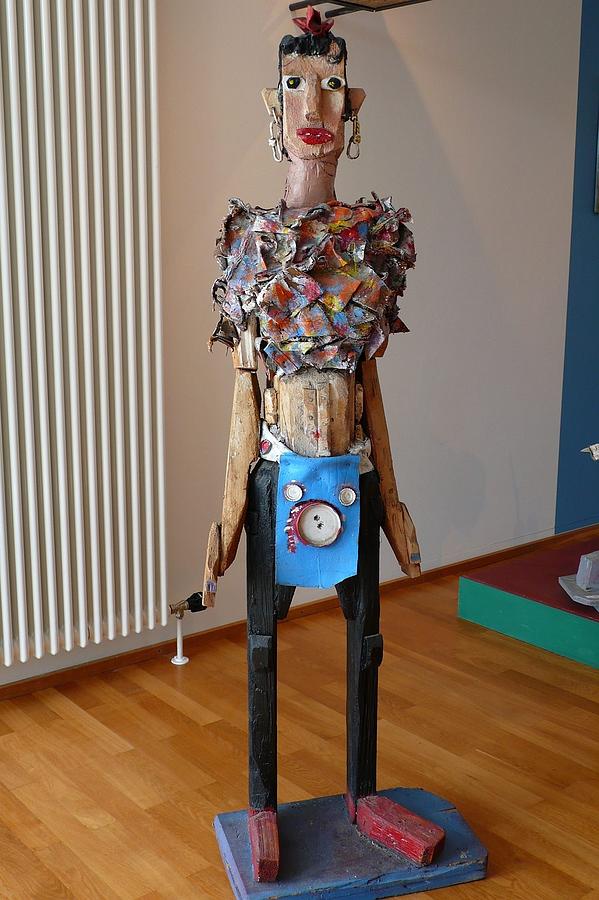 Clothing Photograph - Scrap-figures #1 by Jackie Russo