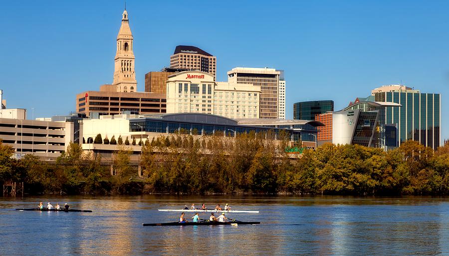 Sculling In Hartford #1 Photograph by Mountain Dreams