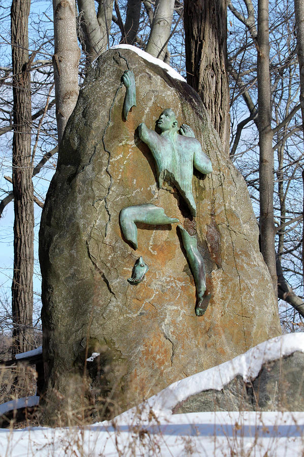 Sculpture Stony Brook New York #1 Photograph by Bob Savage