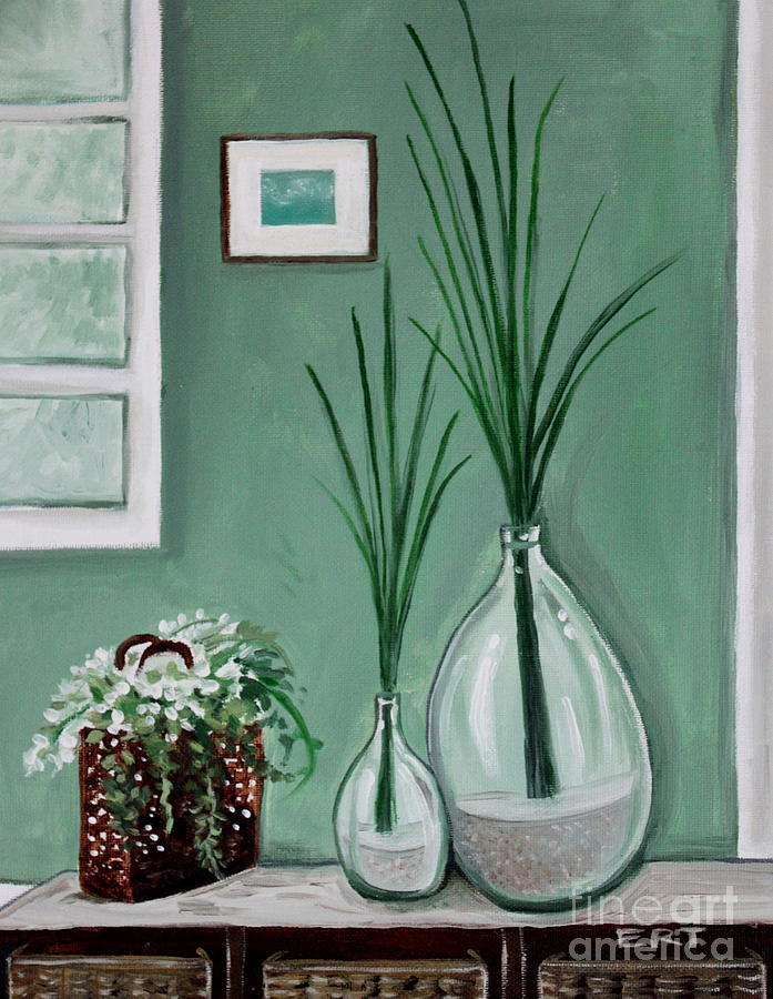 Sea Grass #1 Painting by Elizabeth Robinette Tyndall