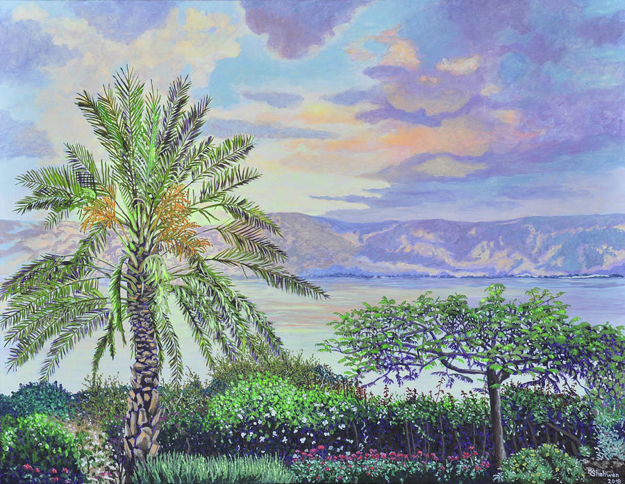 Sea Of Galilee Painting By Marlene Shahwan Fine Art America   1 Sea Of Galilee Marlene Shahwan 