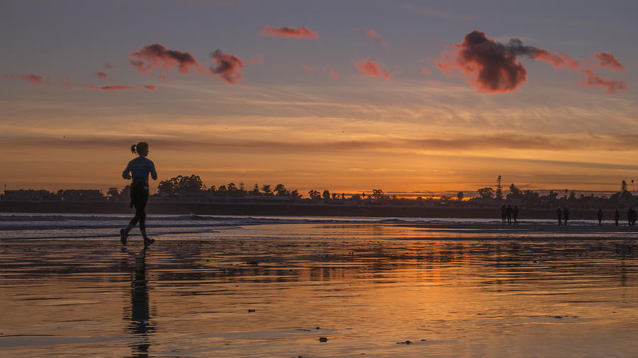 Sunset Photograph - Seabright Beach Sunset #2 by Bruce Frye
