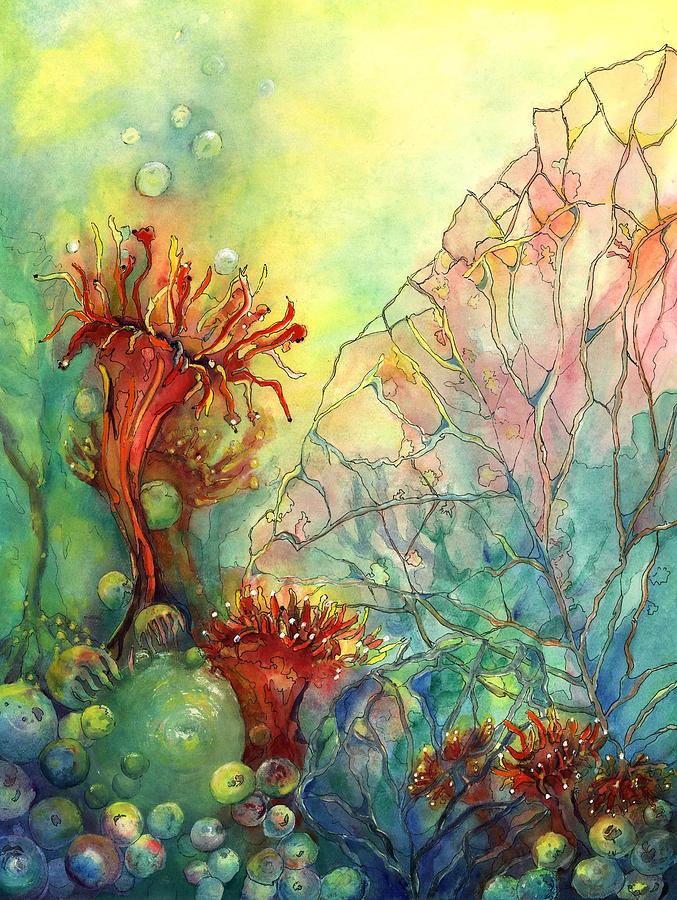 Ocean Painting - Seaflowers II by Cheryl Ehlers