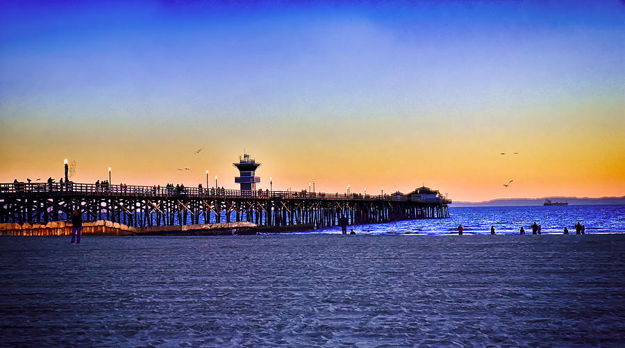 Seal Beach Sunset #1 Photograph by Joseph Hollingsworth