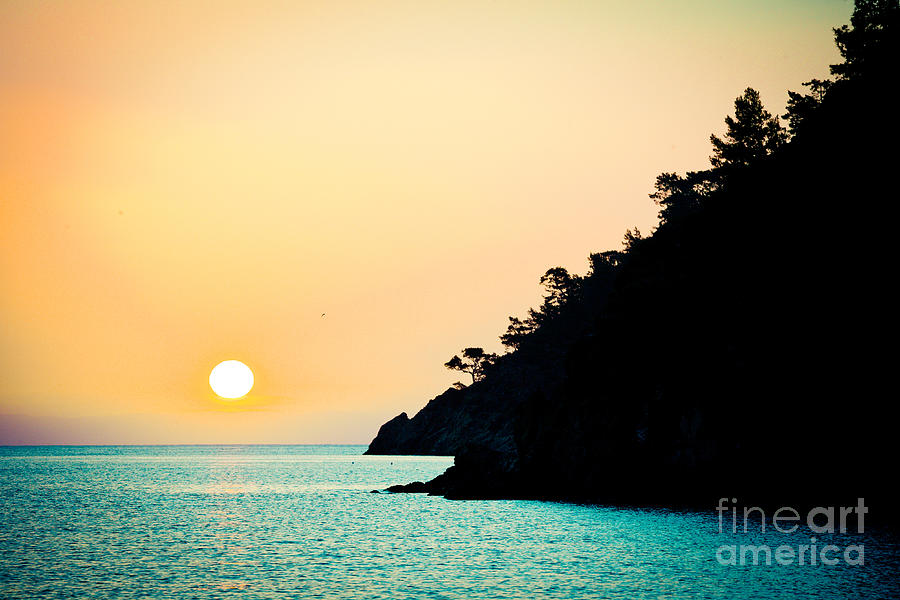 Seascape Sunrise Sea And Sun #1 Photograph by Raimond Klavins
