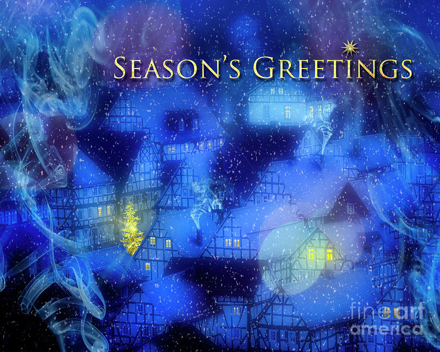 Seasons Greetings #3 Digital Art by Edmund Nagele FRPS