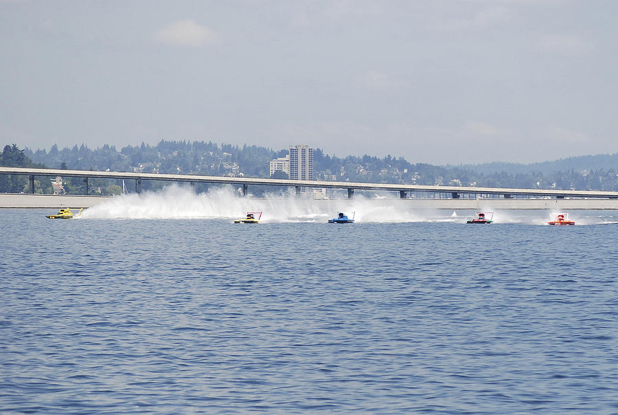 Seattle Seafair Hydroplane Racing Photograph by Monica Zaborac Pixels