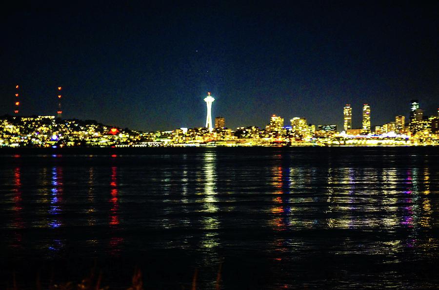 Seattle Skyline #1 Photograph by Aparna Tandon