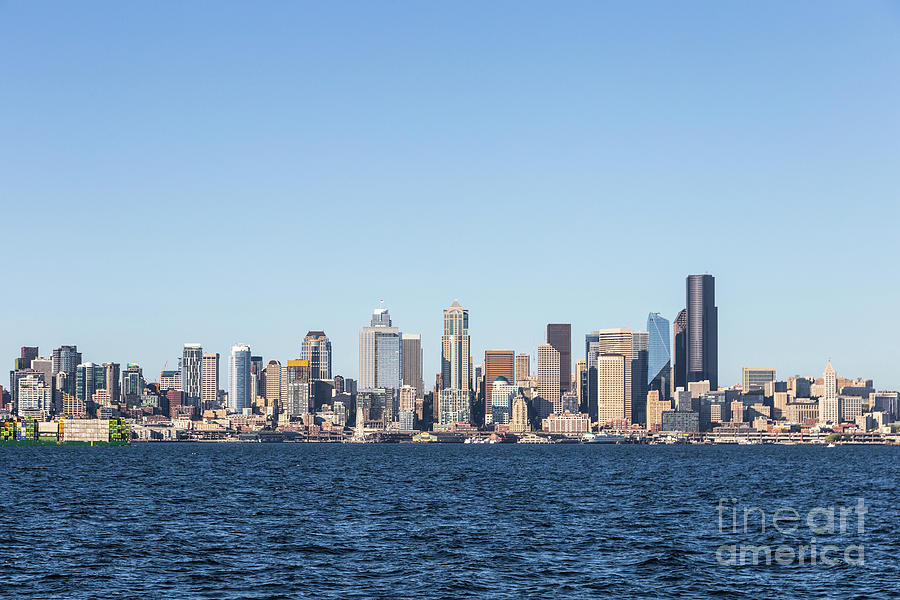 Seattle skyline in Washington state in the US #1 Photograph by Didier Marti
