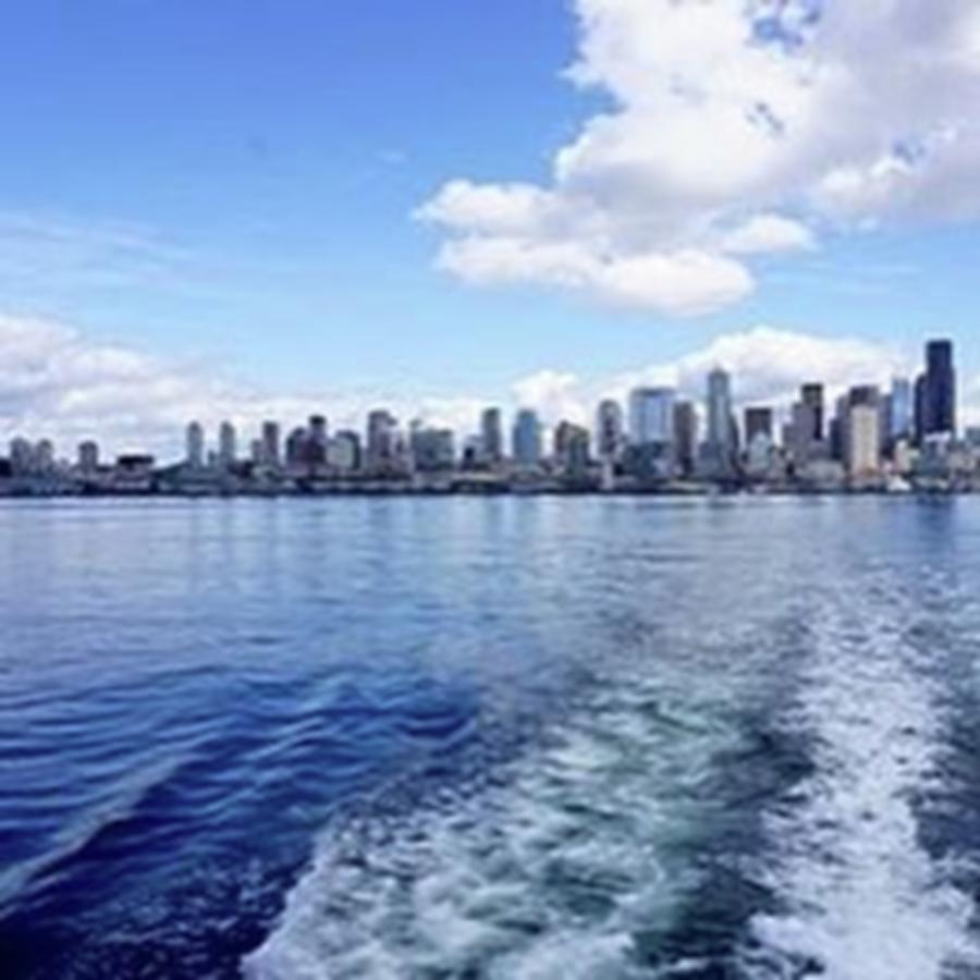 Seattle Photograph - Seattle Skyline #seattle #seattlewa #1 by Picture This Photography